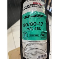 Corsa R46 tyre tubeless tayar 90/80-17