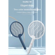 B2U Insect Racket Mosquito Foldable Swatter USB Rechargeable Dual Modes