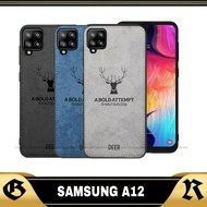 Case DEER Case Samsung A12 Softcase BERMOTIF JEANS