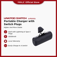 iWALK LinkPod Switch 5000mAh Fast Charging Portable Powerbank – Compact & Lightweight (LPS002-001A /