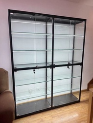 訂製玻璃展示櫃 手辦展示櫃 玩具模型防塵柜#送貨上門