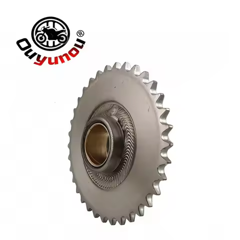 Ouyunou Starter Gear T8F 34 Teeth For Zongshen 2V Z190 Electric Start Engine ZS1P62YML-2 Pit Dirt Mo