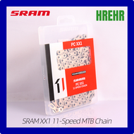 HREHR SRAM XX1 11 Speed MTB Chain, 11V Power Lock, Mountain Bike Part, Compatible 34/50T, Bike Accessories TYKJT