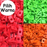 Large 3D Letter Beads Alphabet Bag Charm Bagcharm Beads (Part 4)