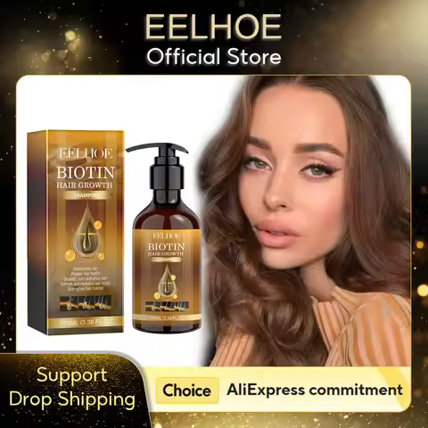 EELHOE Biotin Hair Growth Shampoo Cleaning Deeply Dense Strengthen Hair Root Regrowth Biotin for Hai