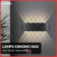 TaffLED Indoor Plastic Body Decorative Wall Lamp 10W 10 LED Warm White - 10T