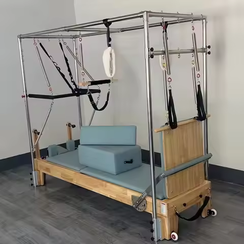 Yoga Rehabilitation Exercise Training Pilates Reformer Pilates Trapeze Table Customizable Colors And