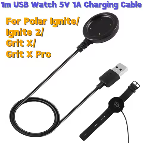 1m Charging Adapter 5V 1A Charging Adapter Cables Replacement Charger Cradle Smart Watch Accessories