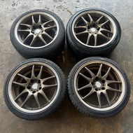 Original Work Emotion CR 2P JDM Wheel 18” 5H 120 PCD 8.5jj / 9.5jj Sport Rim BMW Used Japan 🎌🇯🇵