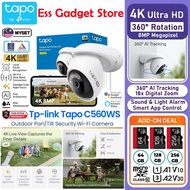 [New] TP-Link Tapo C560WS 4K 8MP Outdoor Security Camera | Pan/Tilt | Wi-Fi 6 | IP66 | AI Detection 