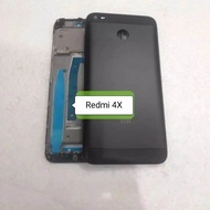 Casing Kesing BackDoor + Frame XIAOMI REDMI 4X Fullset ORIGINAL | Cassing Housing Cover Belakang Tut