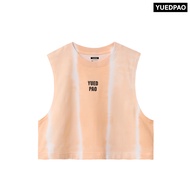 Yuedpao Oasis Beats Tie Dye Crop ผ้าหนาทรงสวย ยับยาก เสื้อยืดครอปแขนกุด Set Cotton Candy