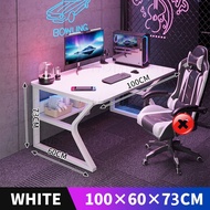 AiHome 100/120CM โต๊ะทำงานไม้ โต๊ะคอมพิวเตอร์ Computer Desk 2ชั้นพร้อมชั้นวางของ(โต๊ะเท่านั้น)