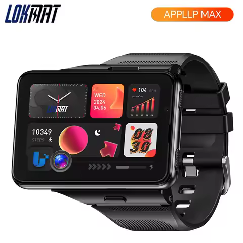 LOKMAT APPLLP MAX MTK6765 Octa Core 6GB Ram 128GB Rom 4G Smart Watch Android 11 OS 2.88" Detachable 
