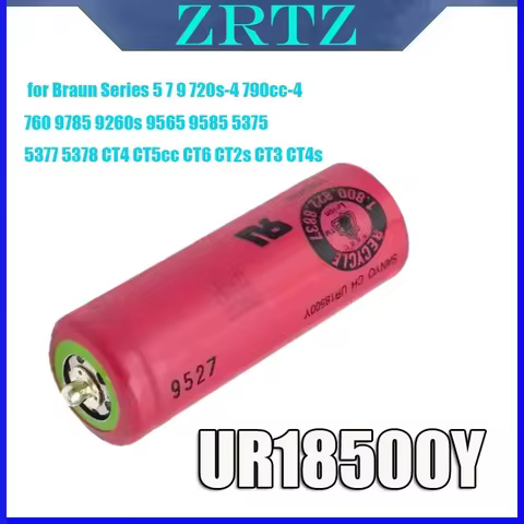New ZRTZ UR18500Y Battery for Braun Series 5 7 9 720s-4 790cc-4 760 9785 9260s 9565 9585 5375 5377 5