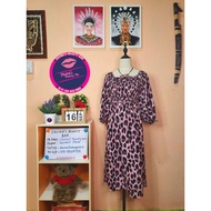 Leopard dress/dress bunga/dress viral vietnam/dress murah