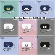 Case for Technics EAH-AZ100 Earphone Silicone Earbuds Lovely Cat Soft Protective Headphone Cover Hea