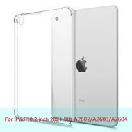 For iPad 10th 10.9 2022 7 8 9th Gen 10.2 Air 5 2 4 Case TPU Silicon Transparent Cover For iPad Pro 9.7 10.5  11 Mini 3 4 5 6