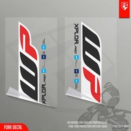 Upper Fork Decal Sticker USD WP 04 Clear shock crf klx wr155 ktm