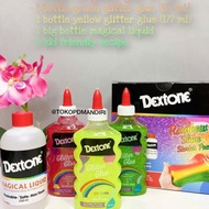 - Boys Toys, Slime Rainbow / Unicorn Kit Dextone - 3 Glue &amp; Magical Liquid - Rainbow Kit