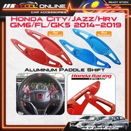 🔥READY STOCK🔥HONDA CITY JAZZ HRV 2014-2019 ALUMINUM PADDLE SHIFT HONDA RACING LOGO GM6 FL GK5