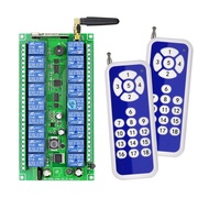 สวิตช์ประตูโรงรถรีโมทไร้สาย18ช่องสัญญาณ433Mhz 315Mhz 12V-48V