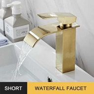 Gold Nordic Kitchen Mounted Bathroom Sink Faucets Basin Faucet Modern Minimalist Bathroom Wash Basin