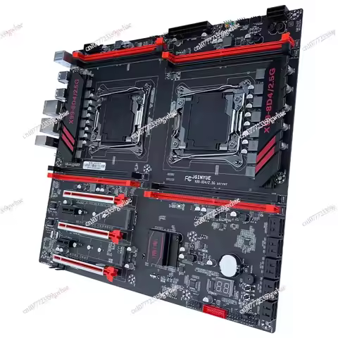 X99 dual CPU motherboard LGA 2011-3 supports E5 V3 V4 CPU DDR4 memory eight channels Dual 2.5G netwo