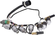 5HP24A Transmission Solenoid with Harness for Audi A6 A8 BMW 5 7 X5 Jaguar XJ8 XK8, 8 Solenoids, Pol
