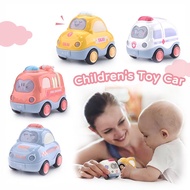 0-3 Years Old Boys and Girls Cute Cartoon Toy Inertial Car Music Sound and Light Baby Educational Ch