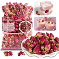 Sukh Tunas Mawar Kering Teh Mawar Semula Jadi 3.88 oz/110 g Kelopak Bunga Kering Wangi untuk Teh, Me