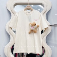 13DE MARZO VELVET HEART BEAR T-SHIRT