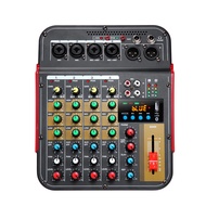 [BEST SELLER] 6 Channel Pro Audio Mixer with 48v Panthom | Professional DJ Bluetooth 6 Channel Live 