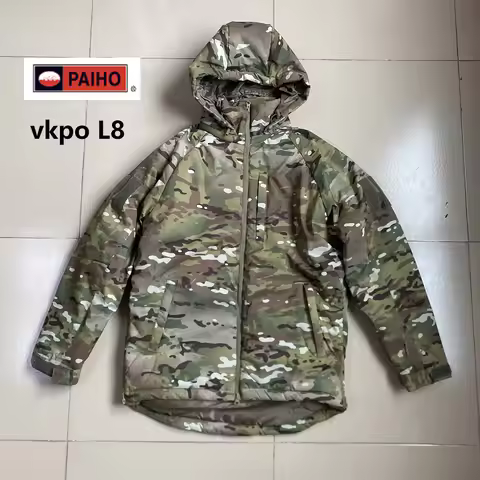 VKBO cotton jacket MC top tactical warm, cold, and water-resistant outdoor thick hooded camouflage j