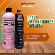 Em4 Fisheries Package + Em4 Agricultural Molasses Em4 Livestock Original