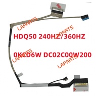 Replacement NEW For Dell Alienware P109F M15 R6 R7 Screen Cable 2.5K 240/360HZ 0KCD6W DC02C00W200 La