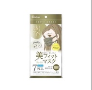 Iris healthcare  美顏口罩 7入 獨立包裝 橄欖 卡其色 日本直送