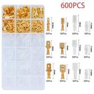 600pcs Quick Connect Terminals, 2.8/4.8/6.3mm Male/Female Blade Quick Connect Terminals With Insulat
