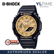 [MARCO Warranty] Casio G-Shock GA-2100GB-1A Gold And Silver Color Series Analog-Digital Watch