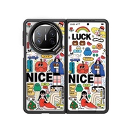 ANGYING | เคสโทรศัพท์พับได้ พร้อมขาตั้งและป้องกันการตกสำหรับ Huawei Mate X5