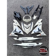 COVER SET MOVISTAR M PUTIH CREAMY WHITE M4 COVERSET PREMIUM EDITION BODYSET Y15ZR Y15 YSUKU V1 V2 OR