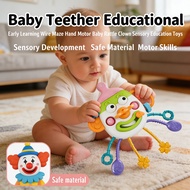 Mainan Baby 6 Bulan Mainan Baby 4 Bulan Pull String Toy Clown Sensory Toys Baby 6 Month Teether Baby