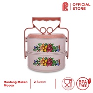 PACIFIC Rantang Bulat Plastik Food Grade 2 - 4 Susun Polypropylene Lunch Box Wadah Bekal Makanan RAN