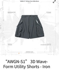 Size 1 AWGN-S1 Utility 短褲 - Iron Goopimade goopi