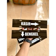 CAN EDIT CUSTOM ACRYLIC HANGING WRITING/ SIZE 7x30cm THICK QUALITY MATERIAL