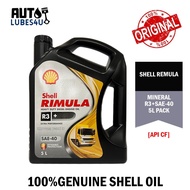 Shell Rimula R3+ SAE-40 5L Diesel Engine Oil - Shell Malaysia