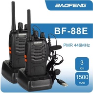 BAOFENG BF-88E Walkie-Talkie PMR446 Walkie-Talkie Tanpa Wayar Luar Ruangan, sumber langsung, tersedi