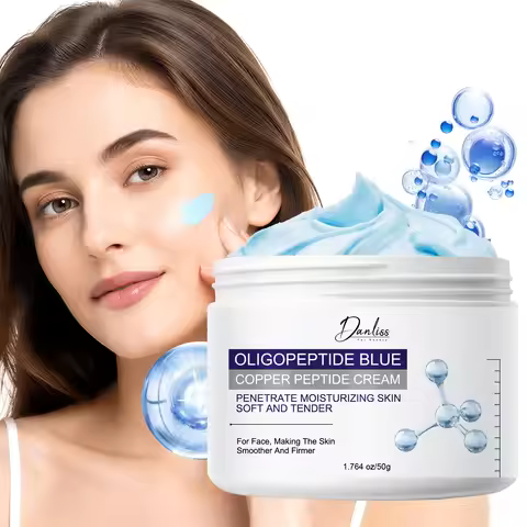 Oligopeptide Blue Copper Peptide Cream – Lifting, Firming & Moisturizing Facial Treatment with Retin