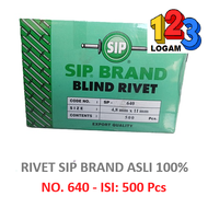 Blind Rivet No. 640 - Paku Rivet Merk SIP Brand