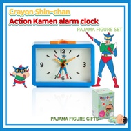 Crayon Shin-chan Action Kamen alarm clocks + Crayon Shin-chan figure/Crayon Shin-chan clock/Action Kamen clock/table clock/character alarm clock /Shinchan clock/Crayon goods